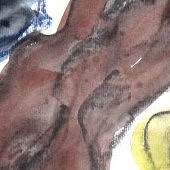 ohne titel, 2024, mischtechnik auf papier, 42,4x61 cm, copyright vg bildkunst + axel h�ptner